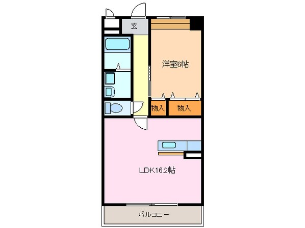 サウスヒルズ緑Ｃの物件間取画像